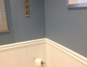 Completed Wainscoting Job