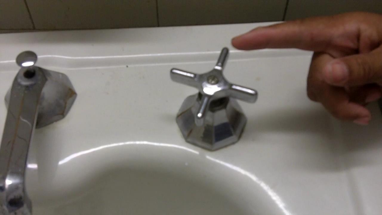 It is very easy to replace a washer in an oldfashioned sink faucet,...just ...
